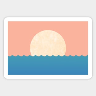 Sunset Pink Sky - Horizon Sticker